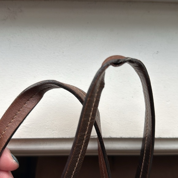 Prada Dark Brown nylon-Vintage all over print Logo Tote - Picture 5 of 6